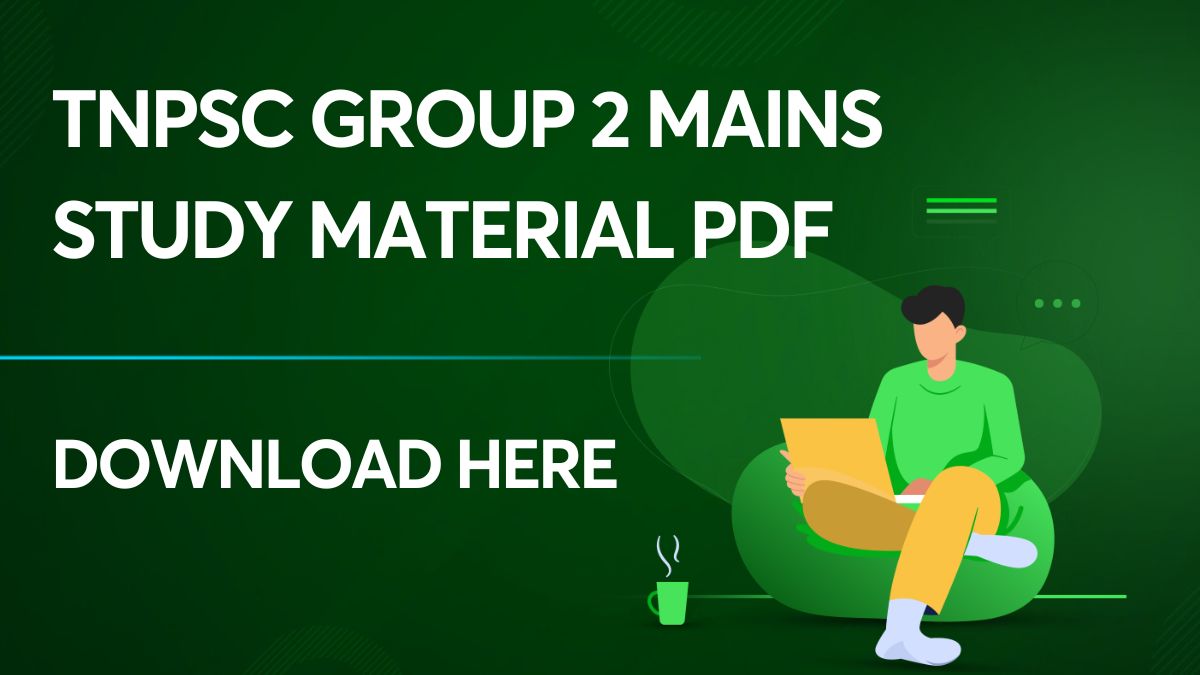 TNPSC Group 2 mains Study Material PDF