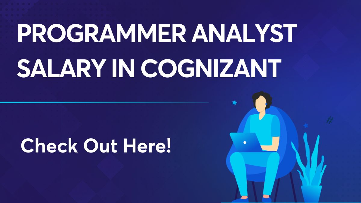 salary of a programmer analyst at cognizant