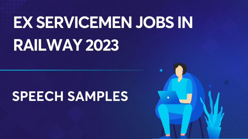 Ex Servicemen Jobs In Railway 2023