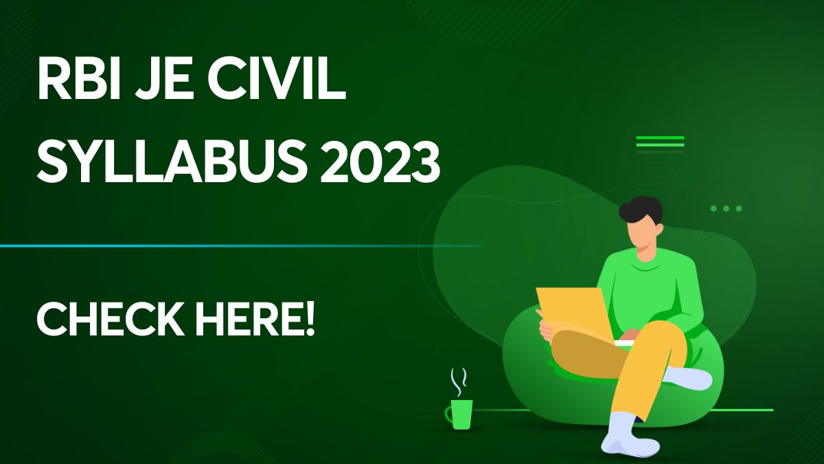 RBI JE Civil Syllabus 2023