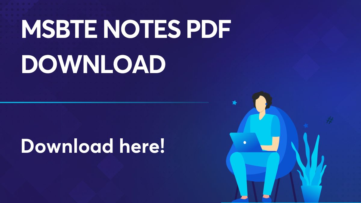 MSBTE Notes PDF Download